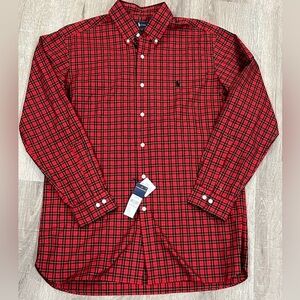 NWT Polo Ralph Lauren Tartan Plaid 15.5-32/33 Button Down Classic Fit Shirt